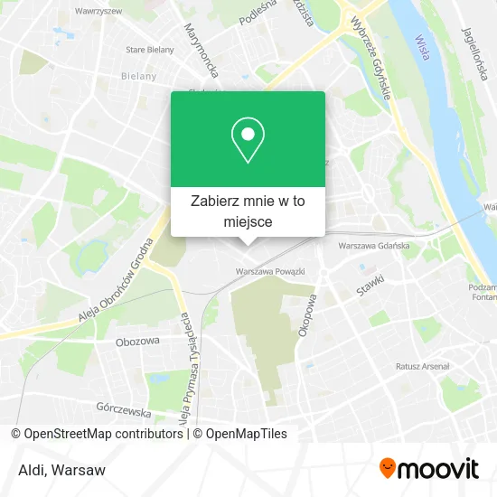 Mapa Aldi