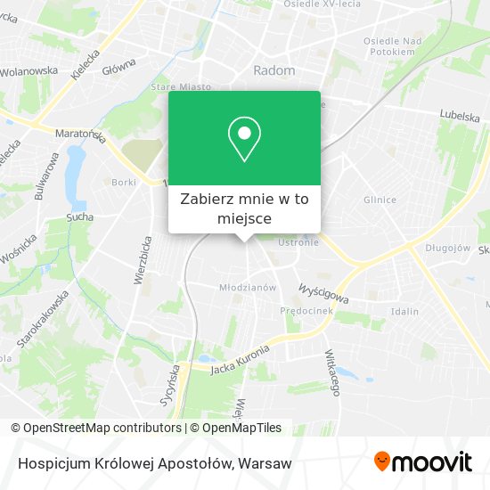 Mapa Hospicjum Królowej Apostołów