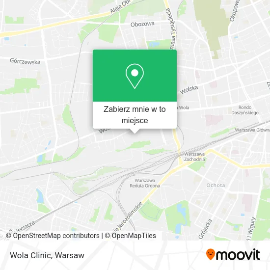 Mapa Wola Clinic