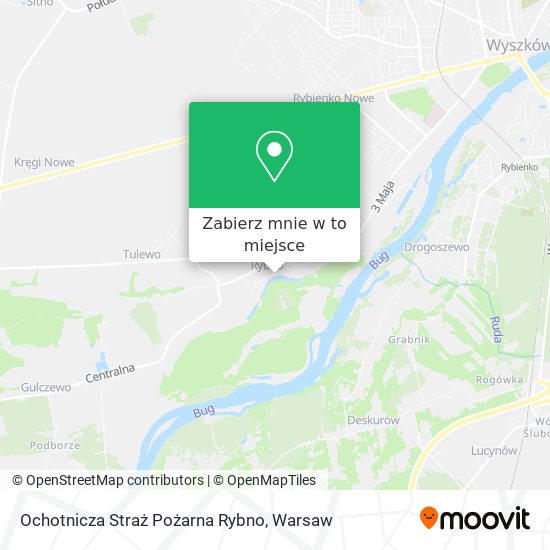 Mapa Ochotnicza Straż Pożarna Rybno