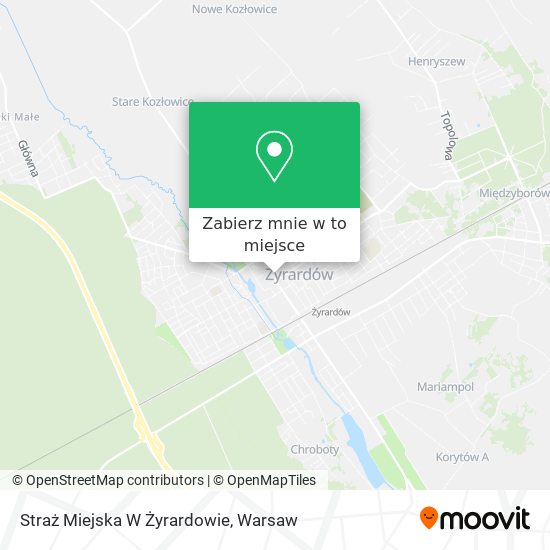 Mapa Straż Miejska W Żyrardowie