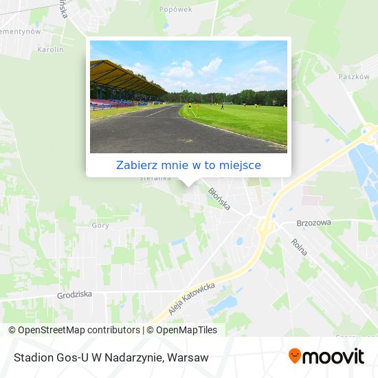 Mapa Stadion Gos-U W Nadarzynie