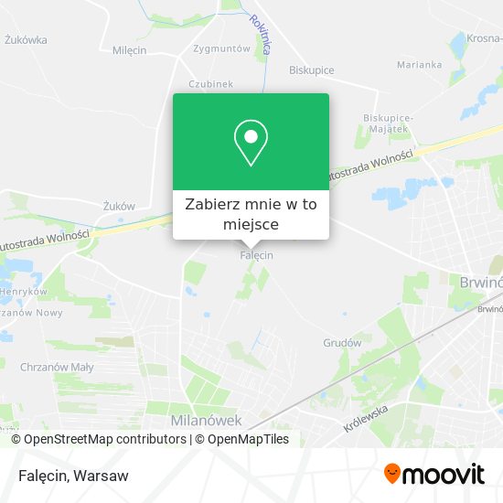 Mapa Falęcin