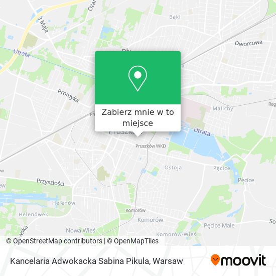 Mapa Kancelaria Adwokacka Sabina Pikula
