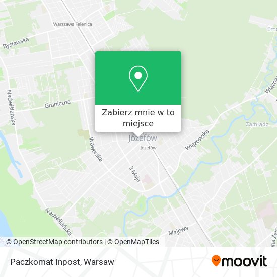 Mapa Paczkomat Inpost