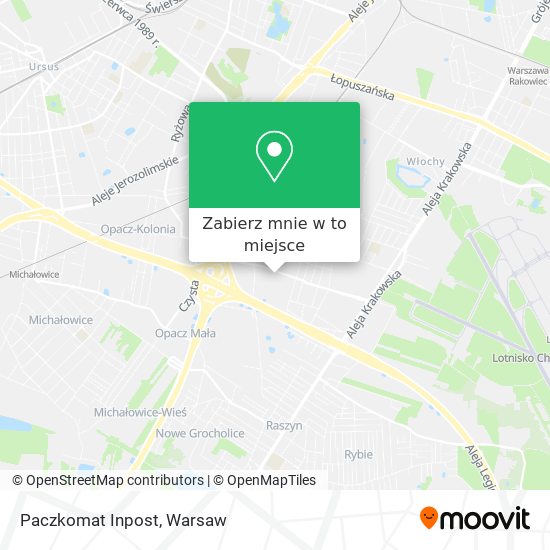 Mapa Paczkomat Inpost