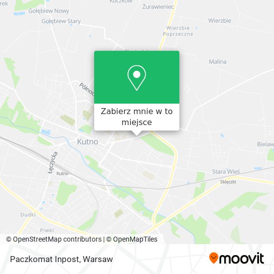 Mapa Paczkomat Inpost