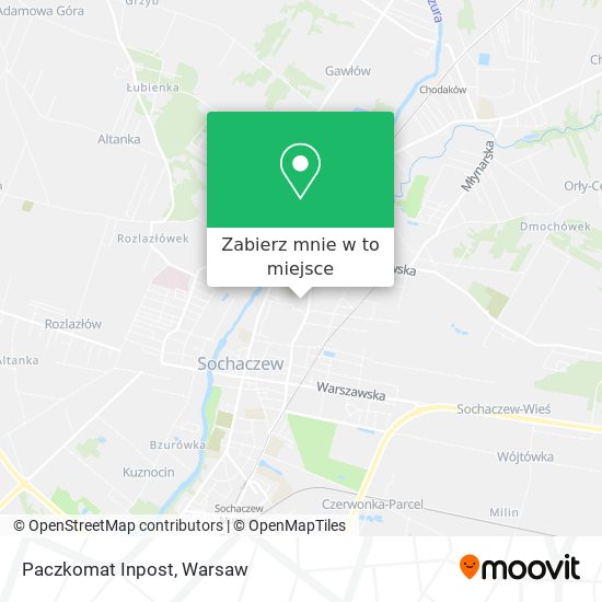 Mapa Paczkomat Inpost