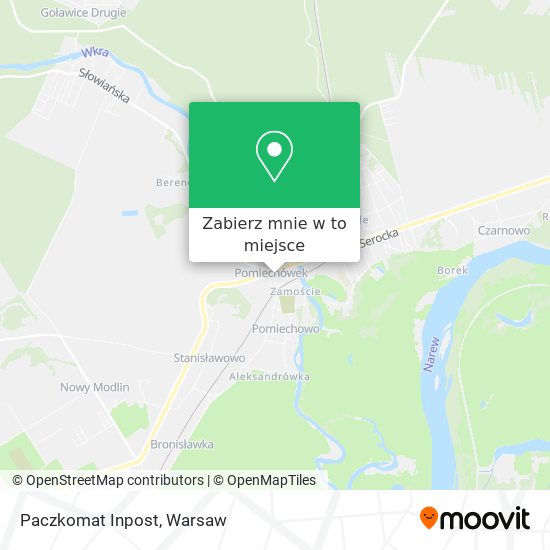 Mapa Paczkomat Inpost