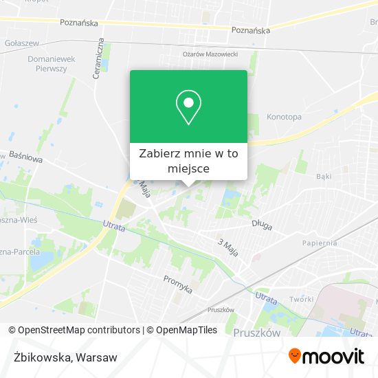 Mapa Żbikowska