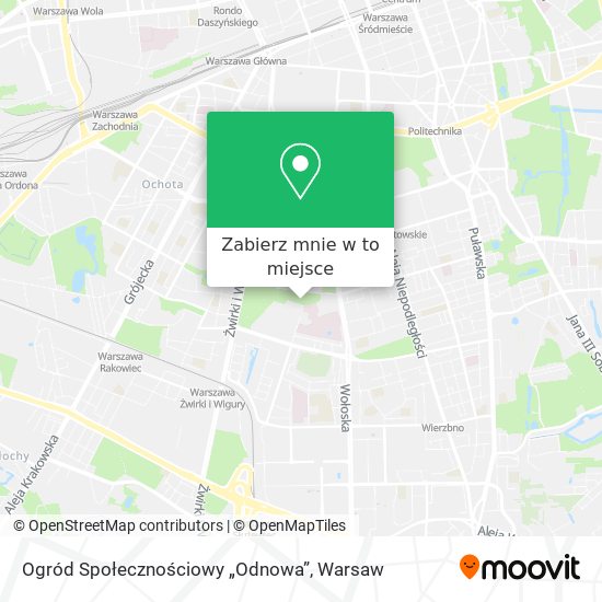 Mapa Ogród Społecznościowy „Odnowa”