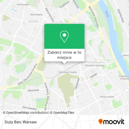 Mapa Duży Ben