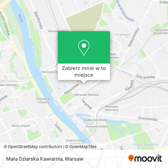 Mapa Mała Dziarska Kawiarnia