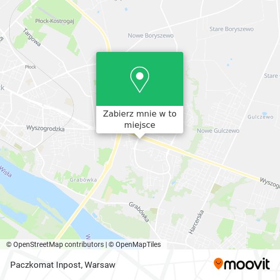 Mapa Paczkomat Inpost