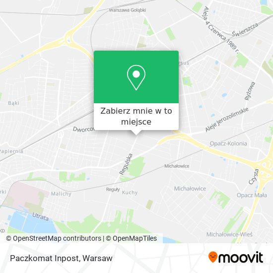 Mapa Paczkomat Inpost