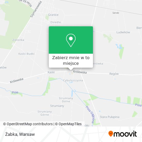 Mapa Żabka