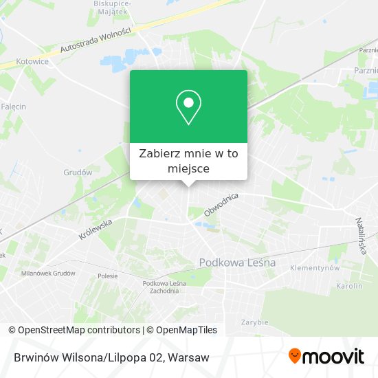 Mapa Brwinów Wilsona/Lilpopa 02