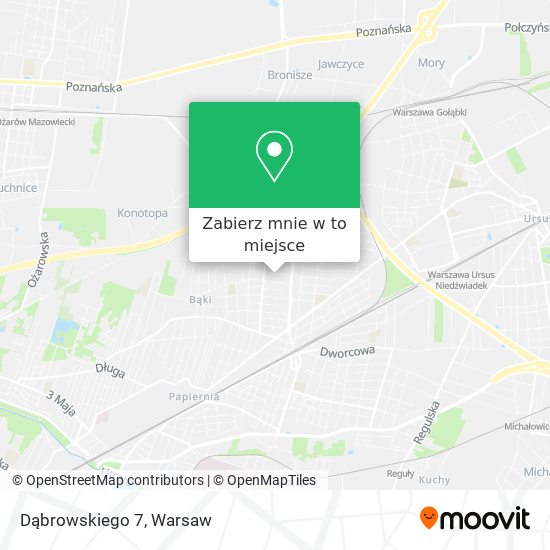 Mapa Dąbrowskiego 7