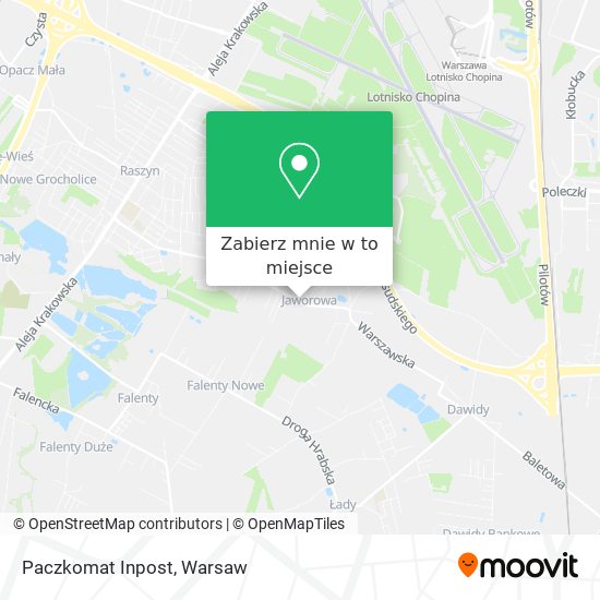 Mapa Paczkomat Inpost