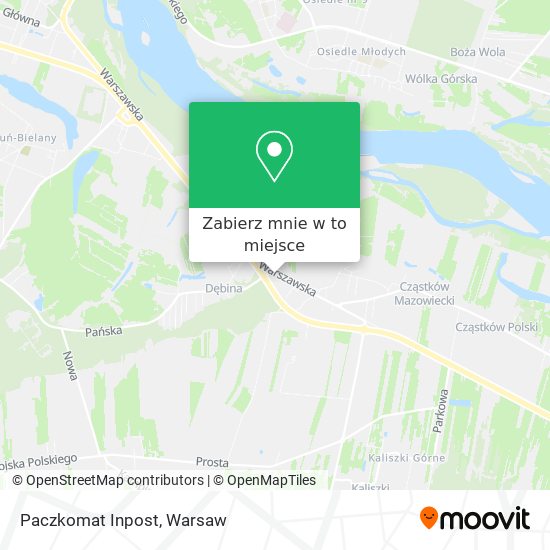 Mapa Paczkomat Inpost