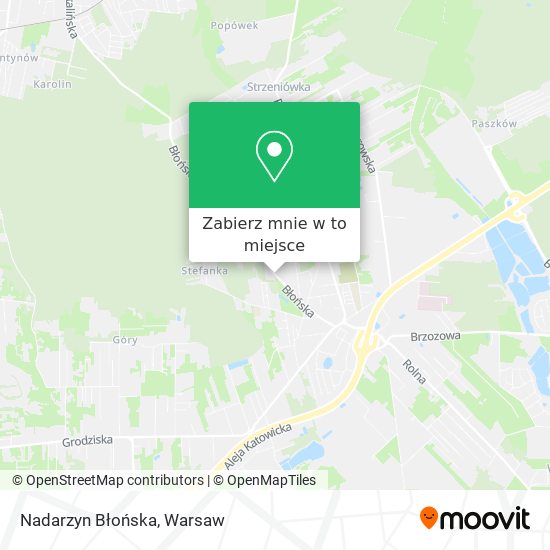 Mapa Nadarzyn Błońska