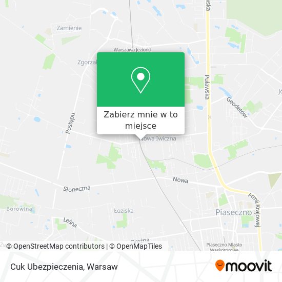 Mapa Cuk Ubezpieczenia