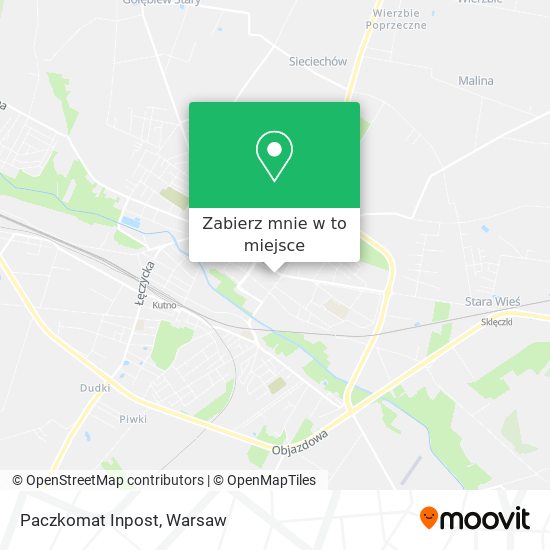 Mapa Paczkomat Inpost