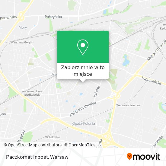 Mapa Paczkomat Inpost