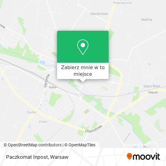 Mapa Paczkomat Inpost