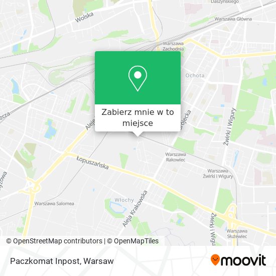 Mapa Paczkomat Inpost