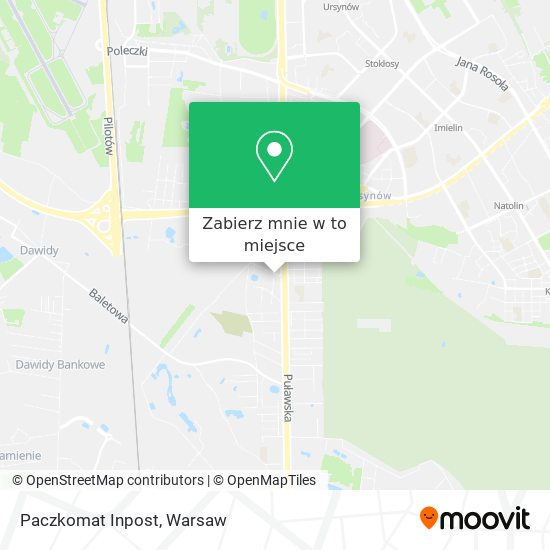 Mapa Paczkomat Inpost