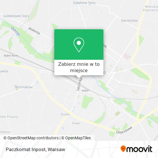 Mapa Paczkomat Inpost