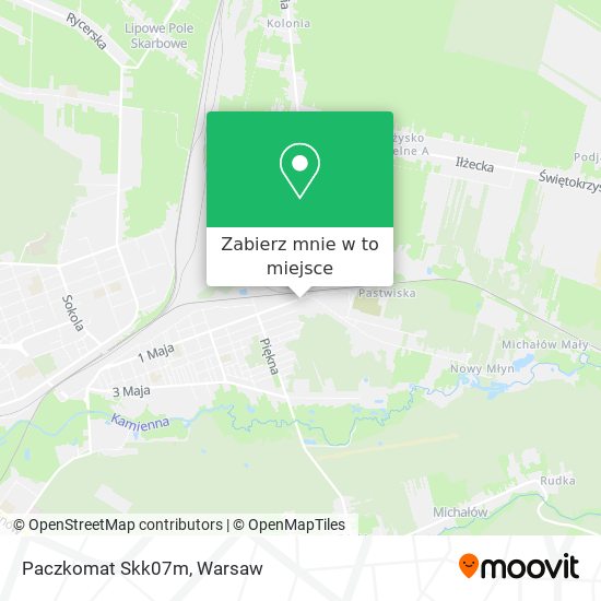 Mapa Paczkomat Skk07m