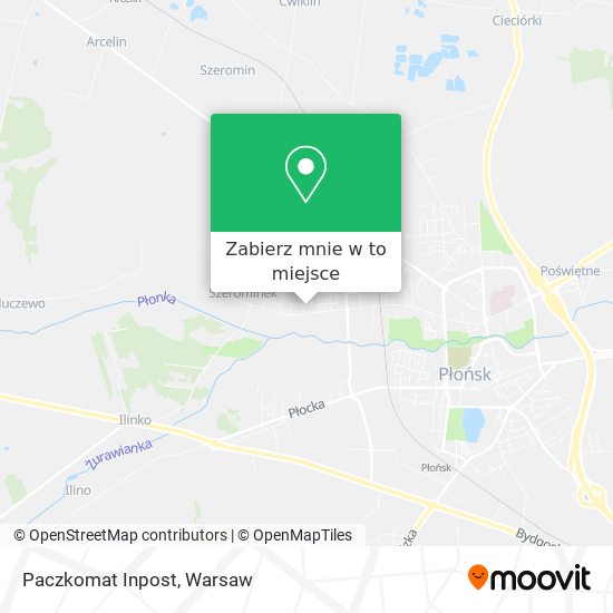 Mapa Paczkomat Inpost