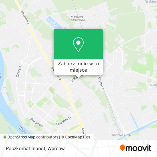 Mapa Paczkomat Inpost