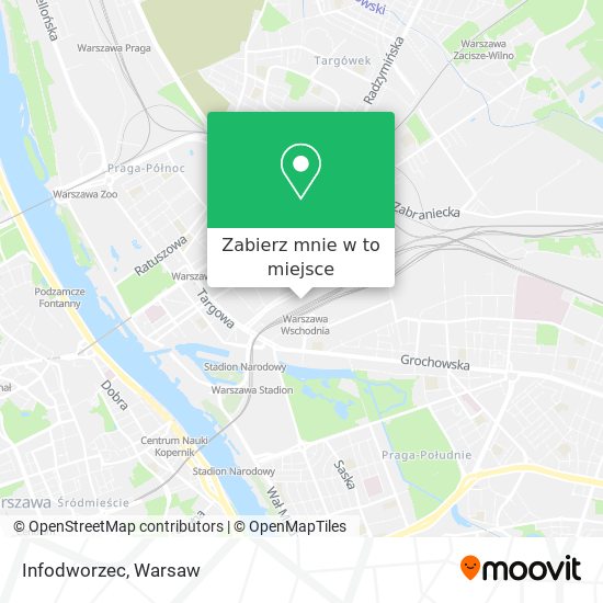 Mapa Infodworzec