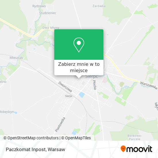 Mapa Paczkomat Inpost