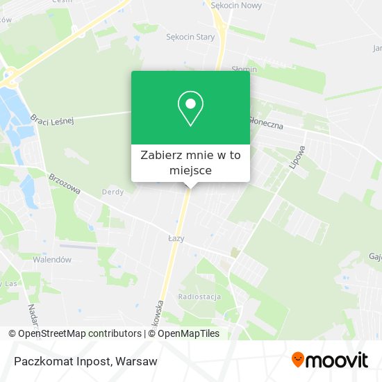 Mapa Paczkomat Inpost