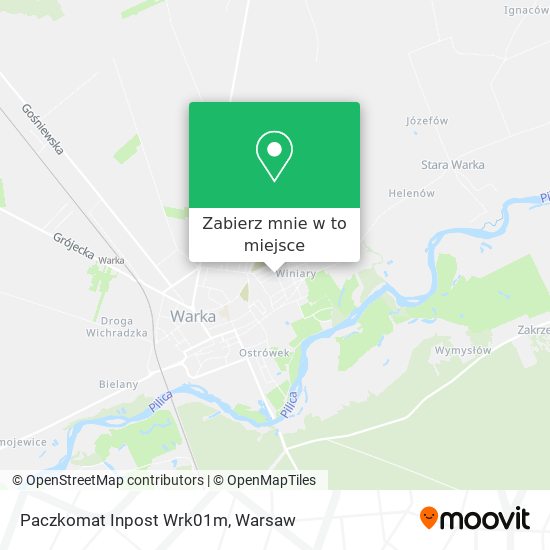 Mapa Paczkomat Inpost Wrk01m