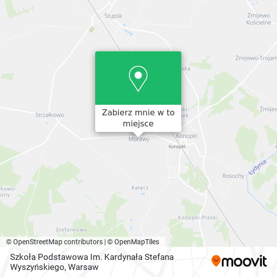 Mapa Szkoła Podstawowa Im. Kardynała Stefana Wyszyńskiego