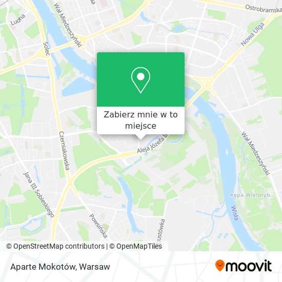 Mapa Aparte Mokotów