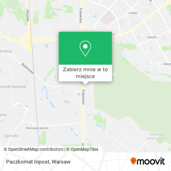 Mapa Paczkomat Inpost