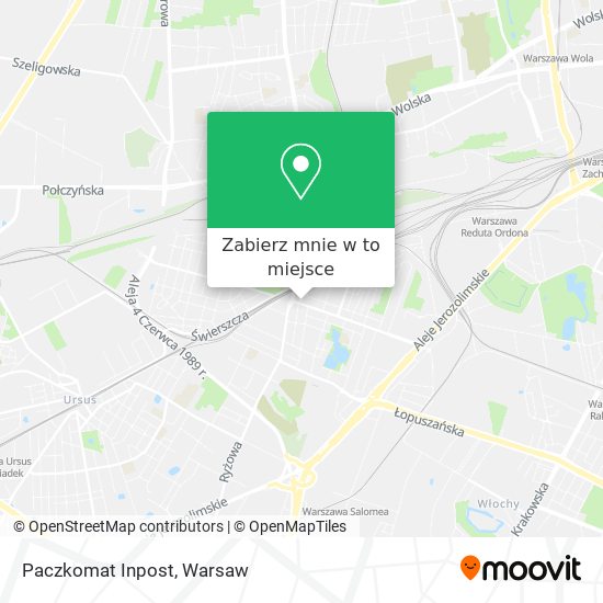 Mapa Paczkomat Inpost