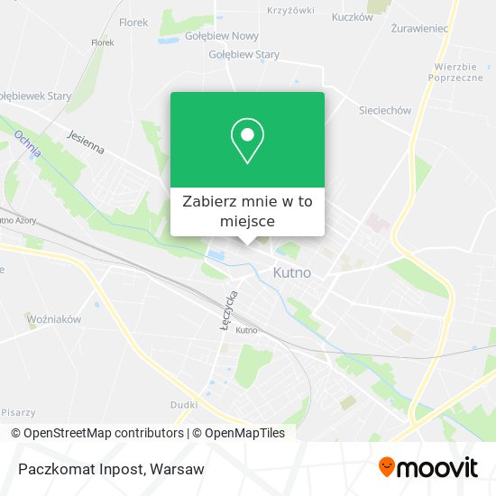 Mapa Paczkomat Inpost