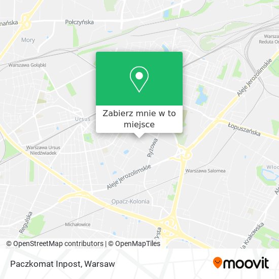 Mapa Paczkomat Inpost