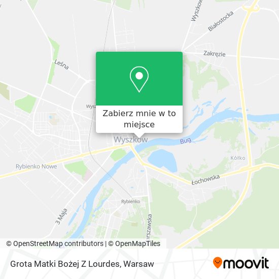 Mapa Grota Matki Bożej Z Lourdes