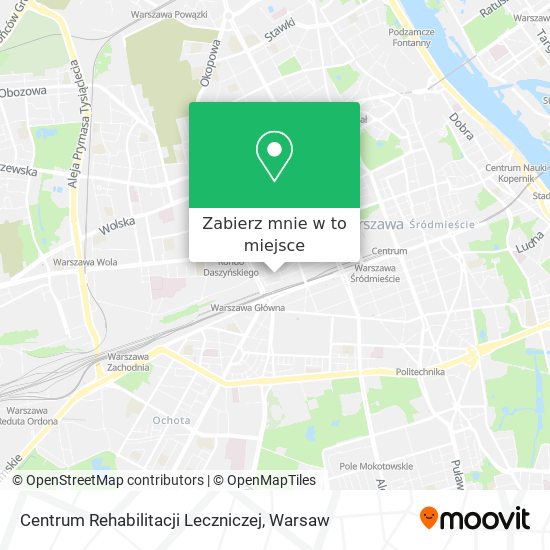 Mapa Centrum Rehabilitacji Leczniczej