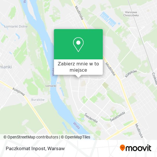 Mapa Paczkomat Inpost