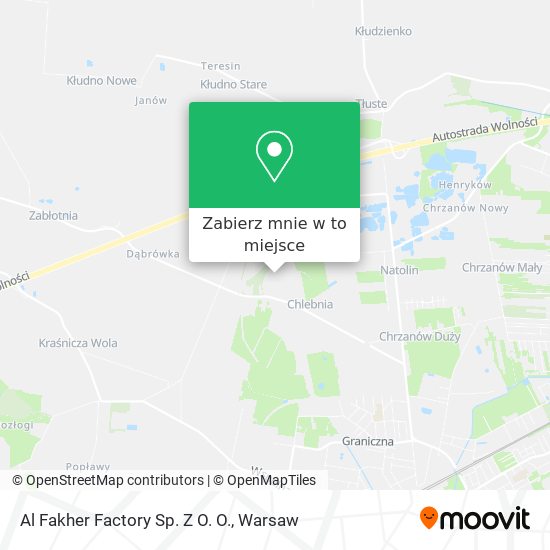 Mapa Al Fakher Factory Sp. Z O. O.