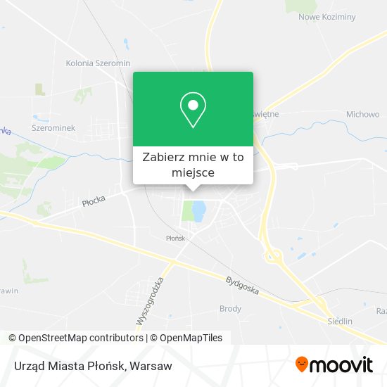 Mapa Urząd Miasta Płońsk